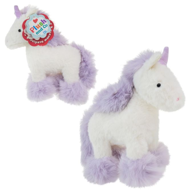 М'яка іграшка Plush and Co арт. PLC25020  бузковий єдиноріг 28см