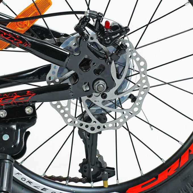 Дитячий спортивний велосипед 20’’ Corso «CRANK» CR-20422 (1) сталева рама, обладнання LTWOO-A2, 7 швидкостей, зібран на 75