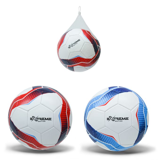М'яч футбольний  арт. FB1385 (60шт) Extreme motion №5 PVC 340 грамiв,сiтка+голка,2 кольори