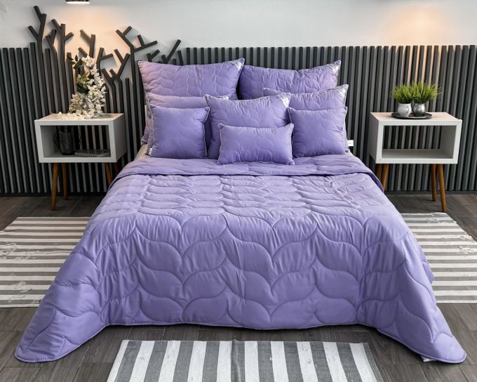 Ковдра 200х220 см демісезонна Floral Lavander