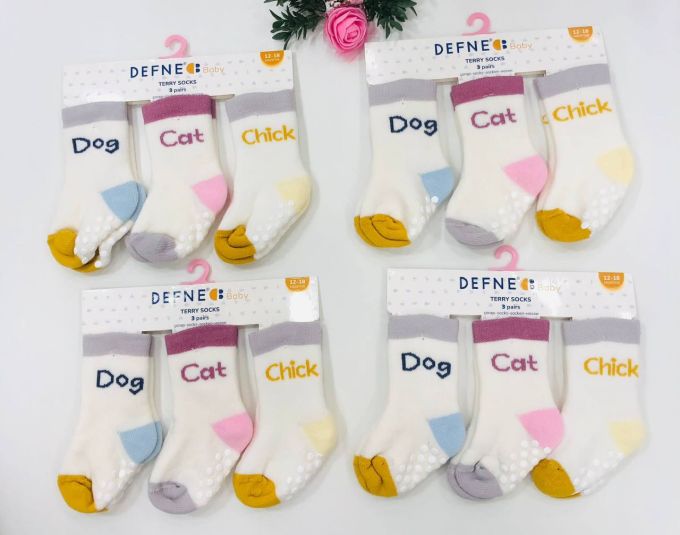 Махрові шкарпетки DEFNE  Baby 12-18м K015-23 ціна за 1 пару