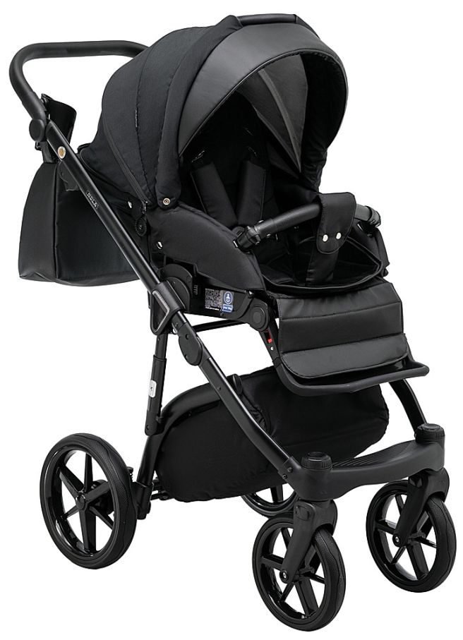 Коляска 2 в 1 Adamex Nola PS-1 чорний