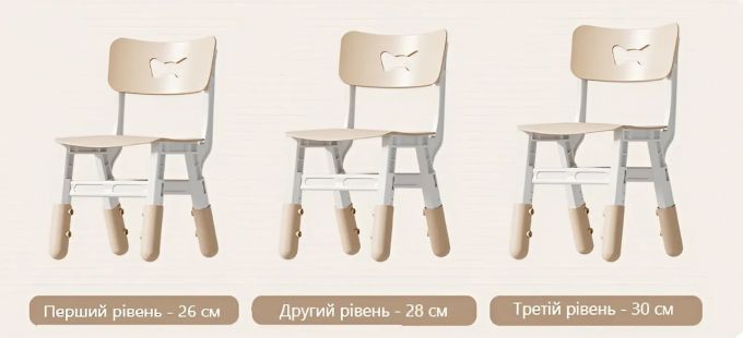 Дитячий регульований стілець Terrio Бірюзовий