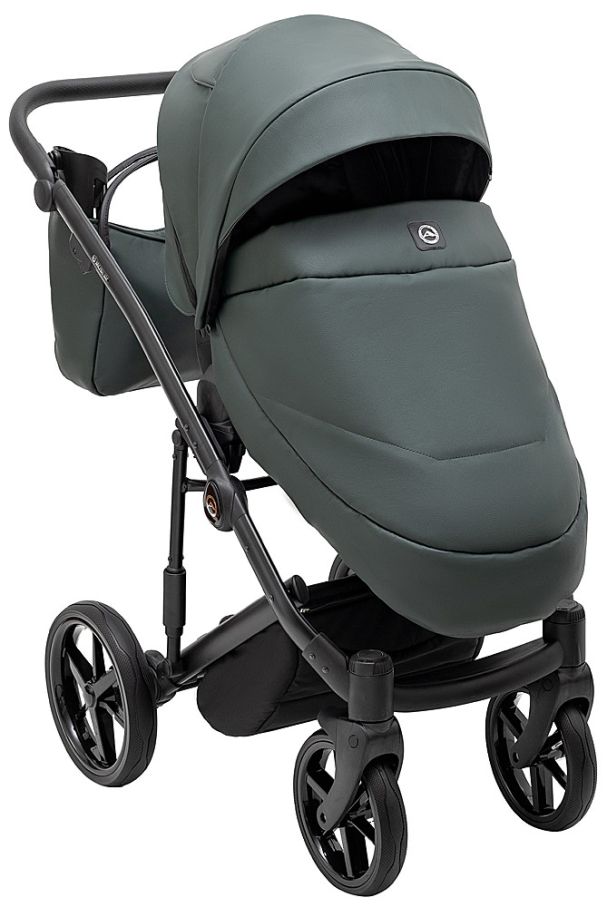 Коляска 2 в 1 Adamex Mobi Air Thermo New ECO SA-29 темо-зелений