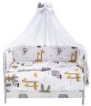 Дитяча постіль Babyroom Gold RG-08 білий (сафарі)