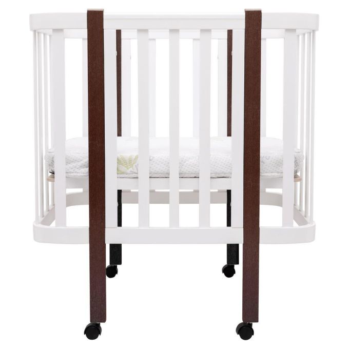 Ліжко Babyroom Місяць LU-1 білий / венге