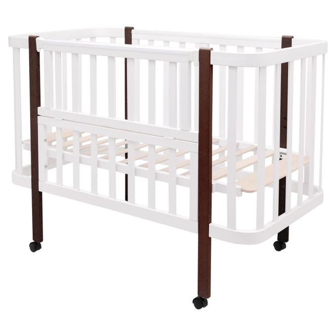 Ліжко Babyroom Місяць LU-1 білий / венге