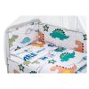 Дитяча постіль Babyroom Gold RG-08 білий (динозаврики)