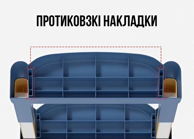 Дитяча приставка Terrio до унітазу зі сходами та ручками Синя