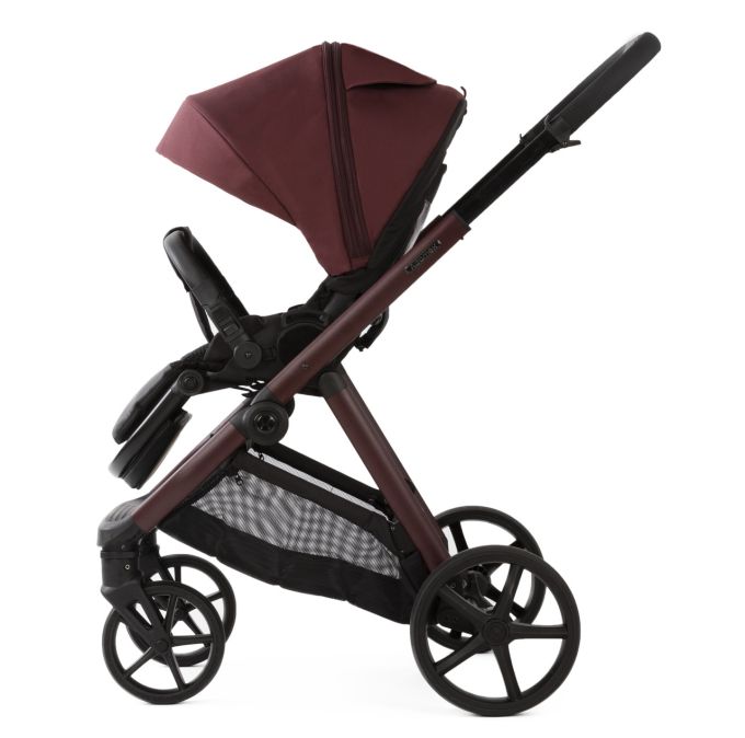 Коляска 2 в 1 Adamex Sigma Natura 18 ruby