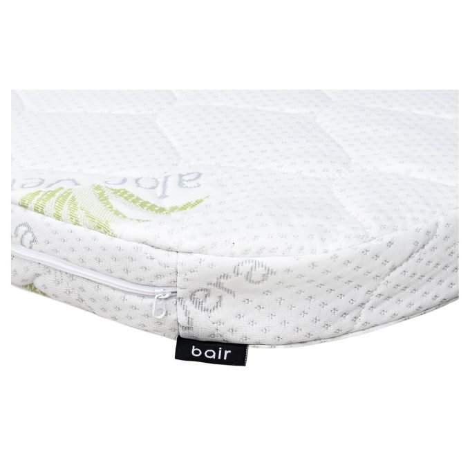 Матрац Bair Oval Aloe Vera OKPK-120 120x60x7 білий