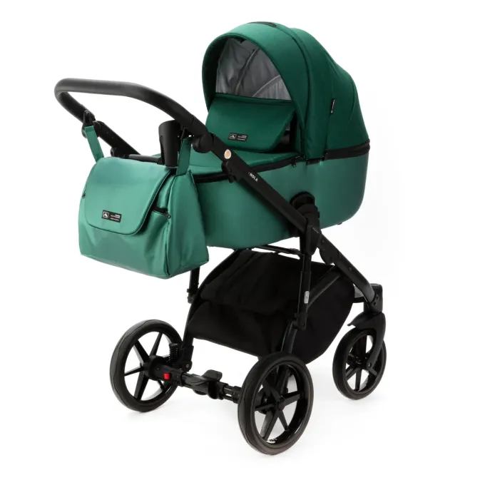 Коляска 2 в 1 Adamex Nola PS-116 зелений