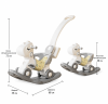 Коник-гойдалка 3в1 Terrio "Deny" Кавовий