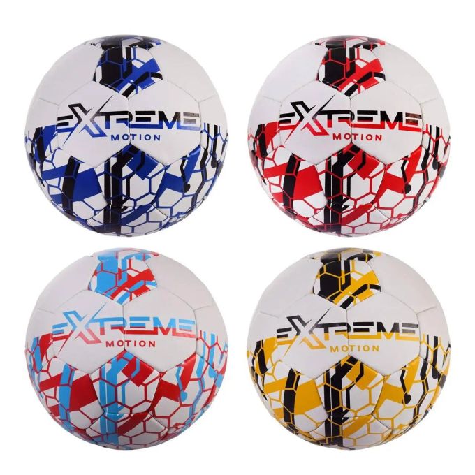 М'яч футбольний FP2108 (32шт) Extreme Motion №5,PAK MICRO FIBER,435 гр,руч.зшивка,камера PU,MIX 4