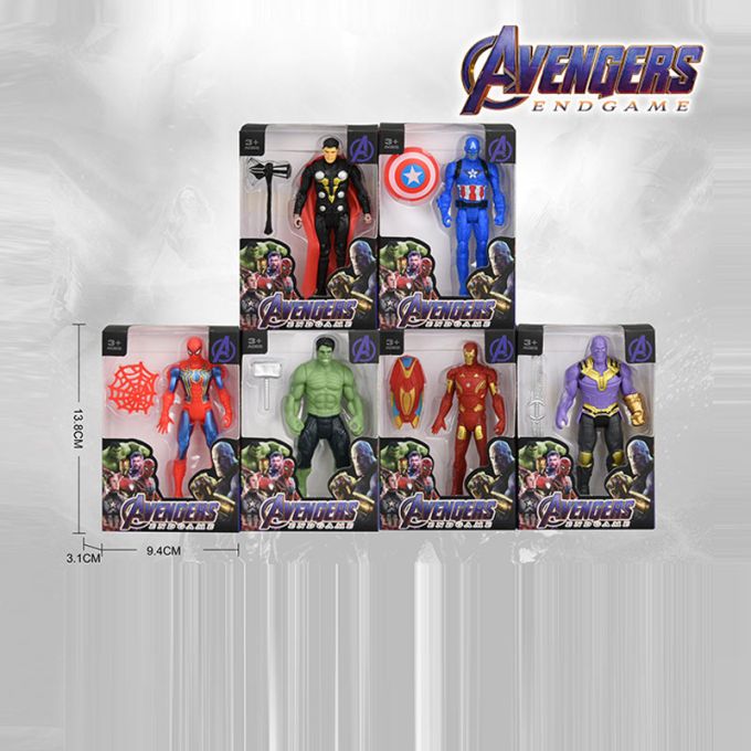 Іграшка герої Avengers арт. YF2251, 5 героїв у наборі,  13,8*3,1см*9,4см
