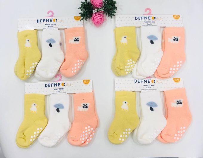 Махрові шкарпетки DEFNE  Baby 18-24м K014-23 ціна за 1 пару