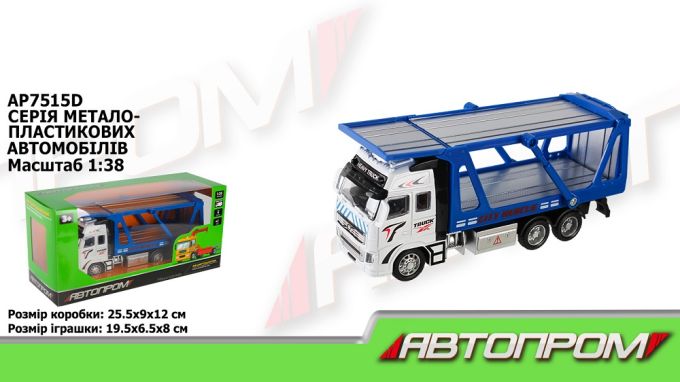 Іграшка машина метал АВТОПРОМ AP7515D, 1:38, у короб.25,5*12*9см