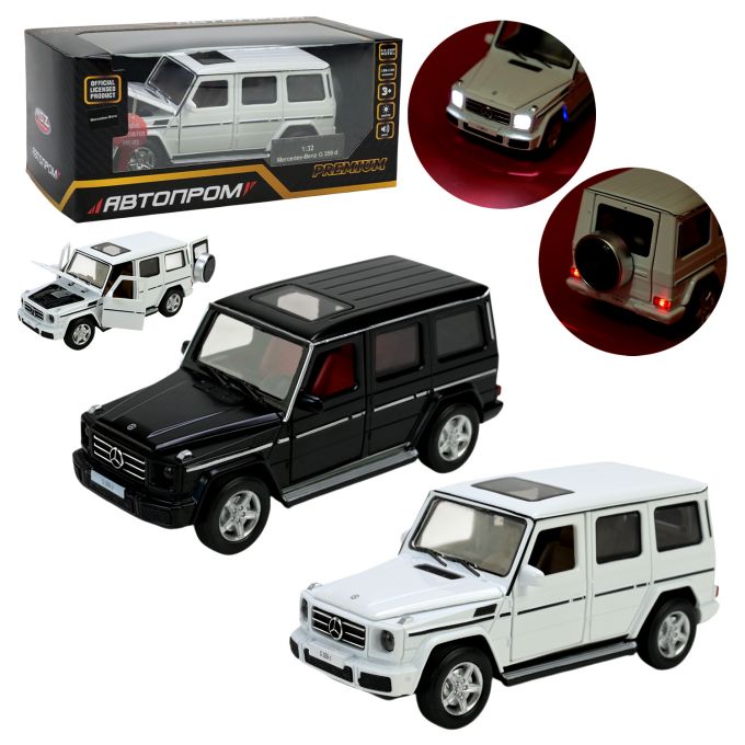 Іграшка машина мет. АВТОПРОМ 68436, 1:32 Mercedes-Benz G 350 d, світ, звук, відкр.двері