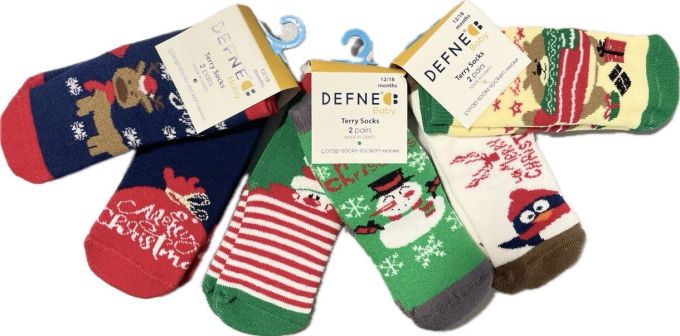 Махрові шкарпетки DEFNE  Baby 6-12м U003-22 ціна за 1 пару
