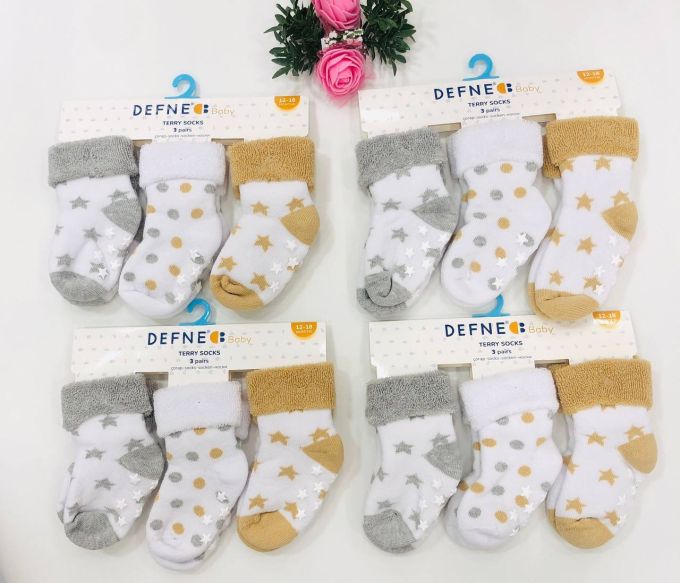 Махрові шкарпетки DEFNE  Baby 3-4р E012-23 ціна за 1 пару