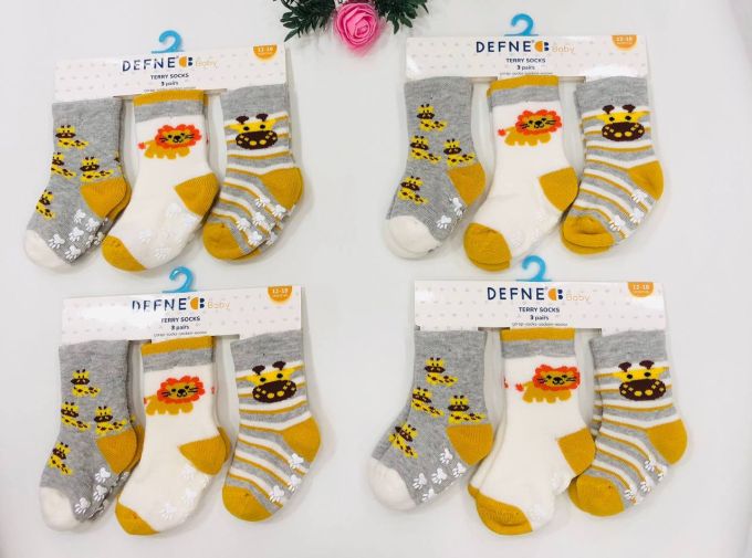Махрові шкарпетки DEFNE Baby 3-4р E013-23 ціна за 1 пару