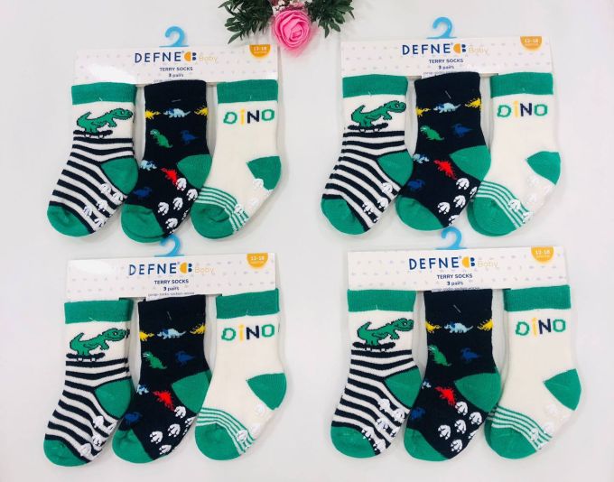 Махрові шкарпетки DEFNE  Baby 18-24м E016-23 ціна за 1 пару