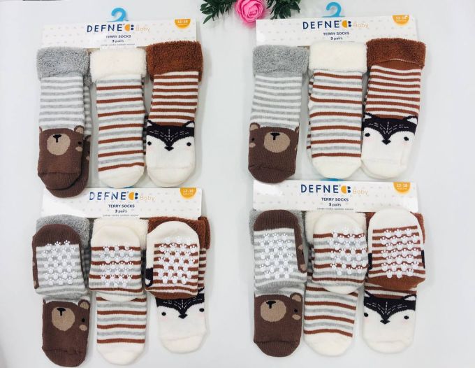 Махрові шкарпетки DEFNE Baby 3-4р E017-23 ціна за 1 пару