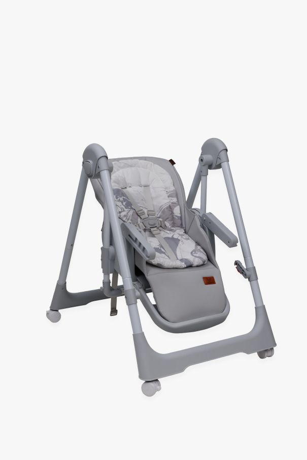 Стілець-гойдалка для годування дитини 2 в 1 VELANO Nomi, light grey