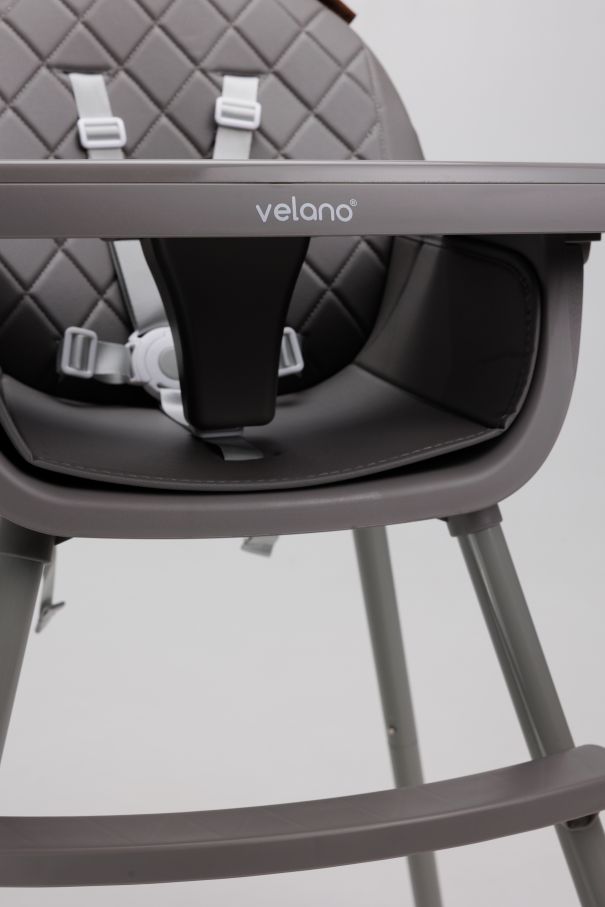 Стілець для годування дитини 2 в 1 VELANO Evo, grey