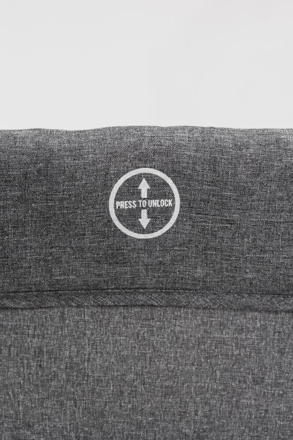 Манеж дитячий квадратний VELANO Cubo, dark grey
