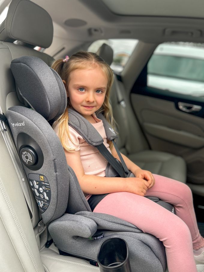 Автокрісло VELANO Flexo i-Size 76–150 см, ISOFIX + Top Tether/ремінь, grey