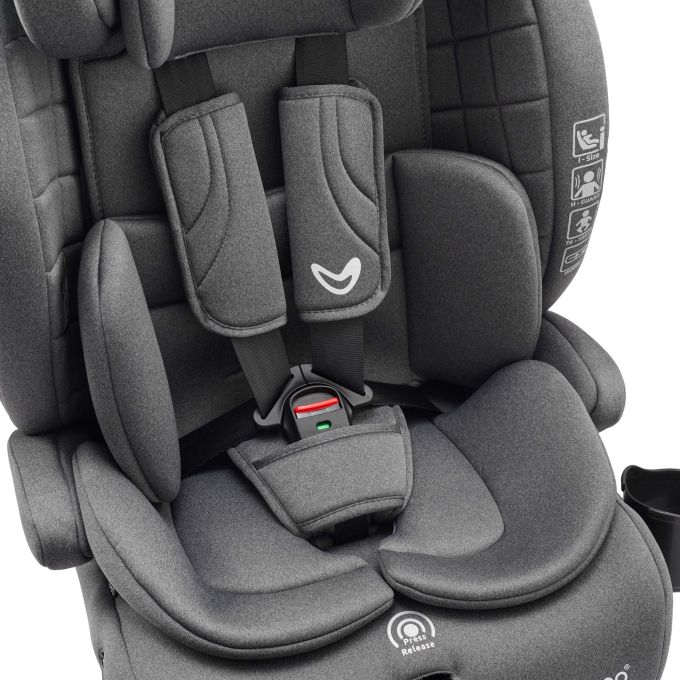 Автокрісло VELANO Flexo i-Size 76–150 см, ISOFIX + Top Tether/ремінь, grey