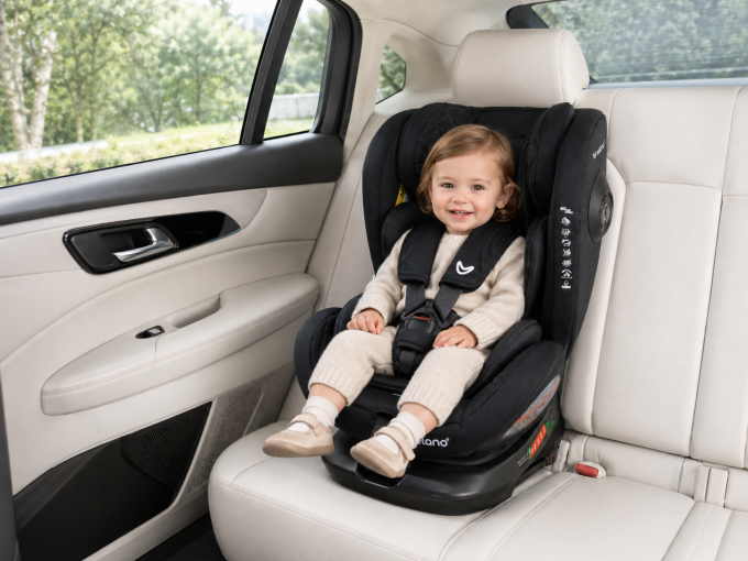 Автокрісло VELANO Aura 360° i-Size 40–150 см, ISOFIX, black