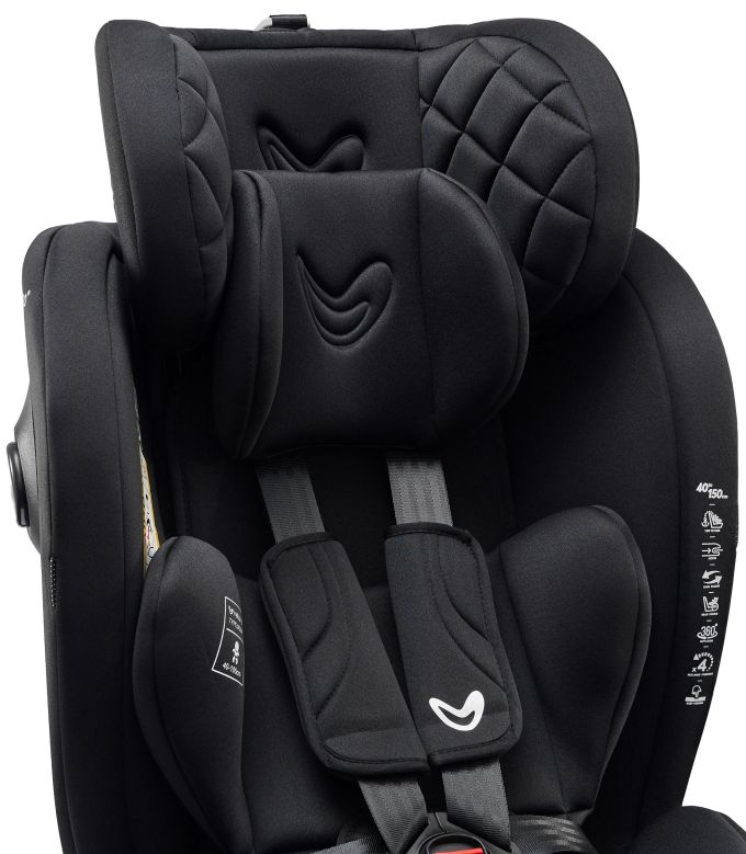 Автокрісло VELANO Aura 360° i-Size 40–150 см, ISOFIX, black