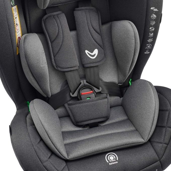 Автокрісло VELANO Aura 360° i-Size 40–150 см, ISOFIX, grey