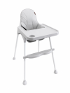Стілець для годування дитини 2 в 1 VELANO Basic,  light grey