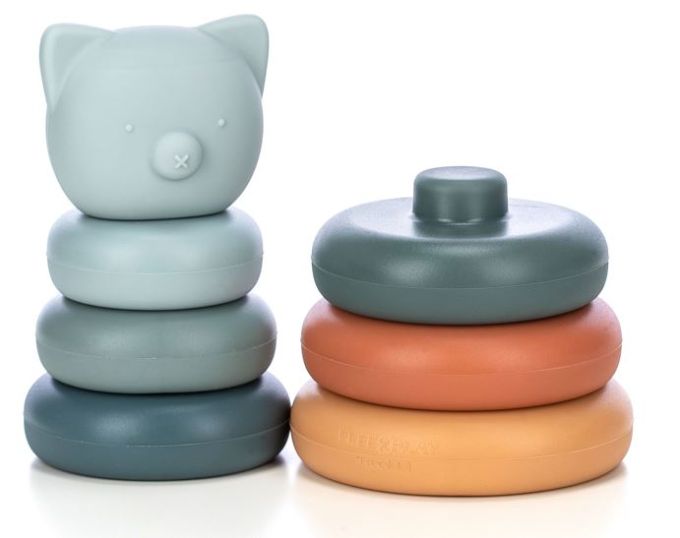 Силіконовий сортер FreeON Вежа ведмедик, multicolour